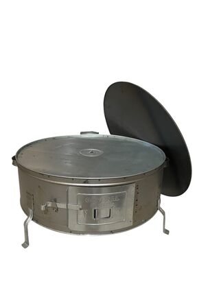 Güvenal 70 CM YUFKA TANDIRI-SAC YUFKA PİŞİRME OCAĞI SOBALI ODUNLU