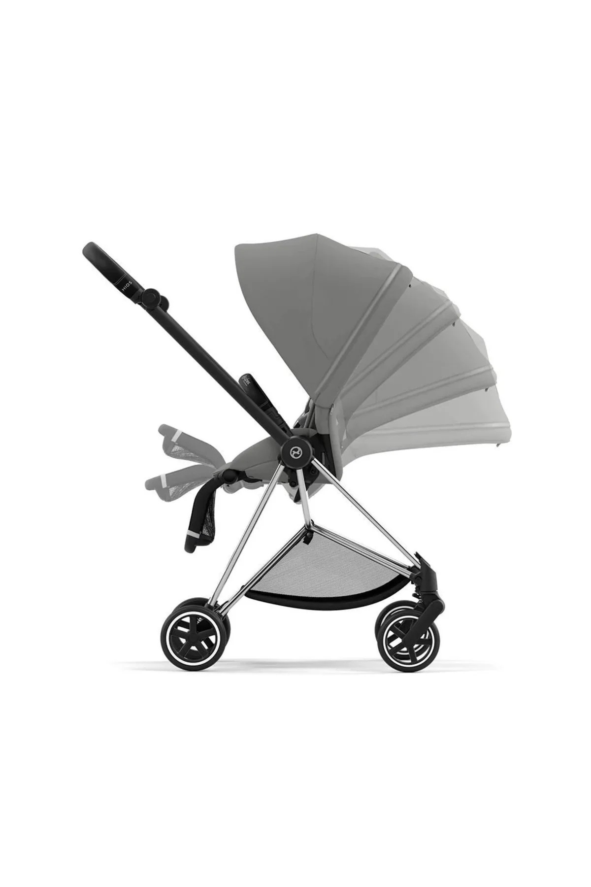 Cybex Mios (chrome black-mirage grey) (ikonik lüks bebek arabası