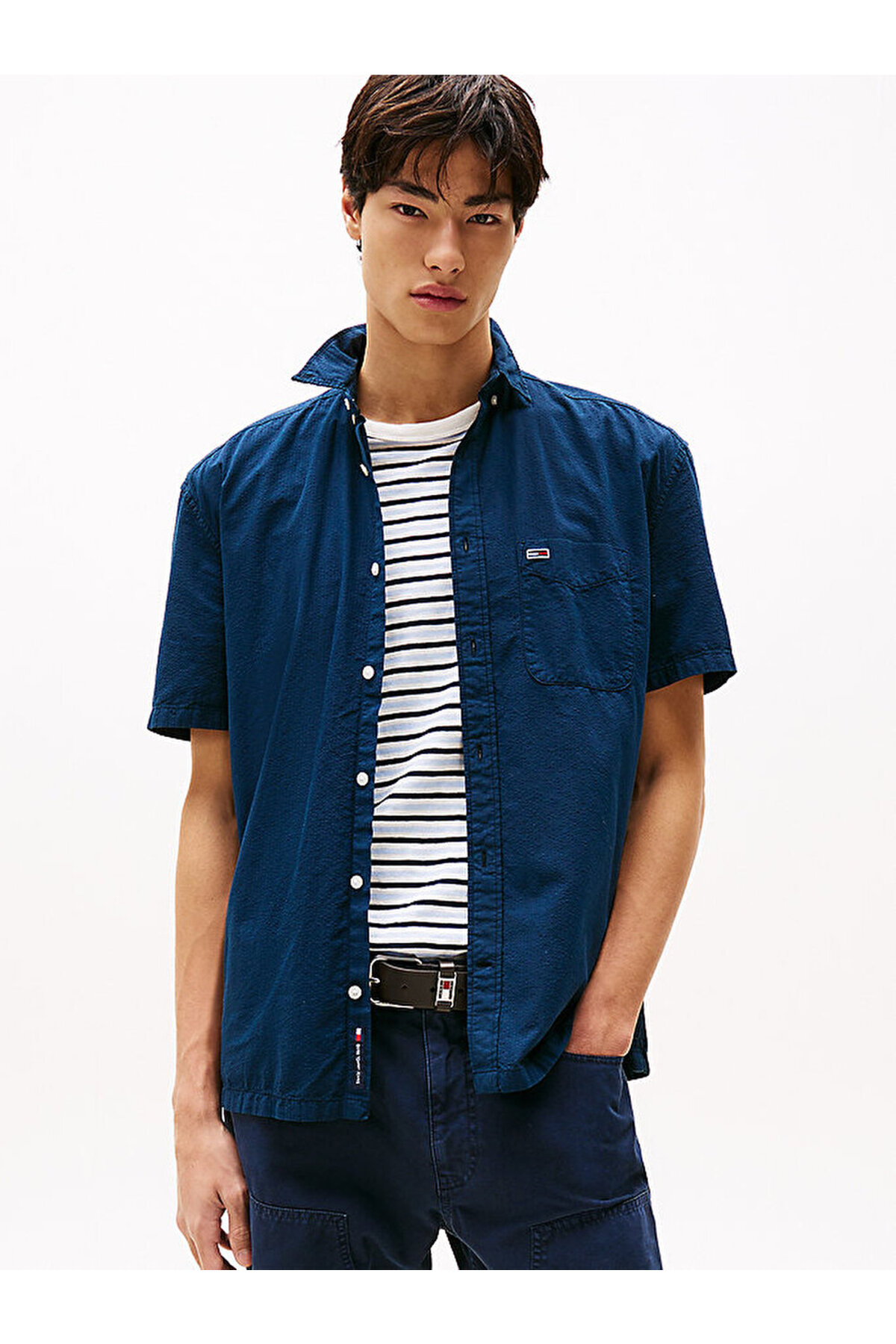 تامی هیلفیگر پیراهن مردانه tjm reg seersucker