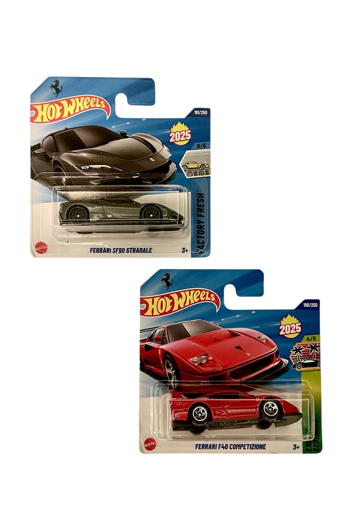 FERRARI フェラーリ ホットウィール 日本未発売 ⚫︎F40 COMPETIZIONE F40 Ferrari - STRADALE SF90 Ferrari WHEELS HOT ⚫︎SF90 ミニカー