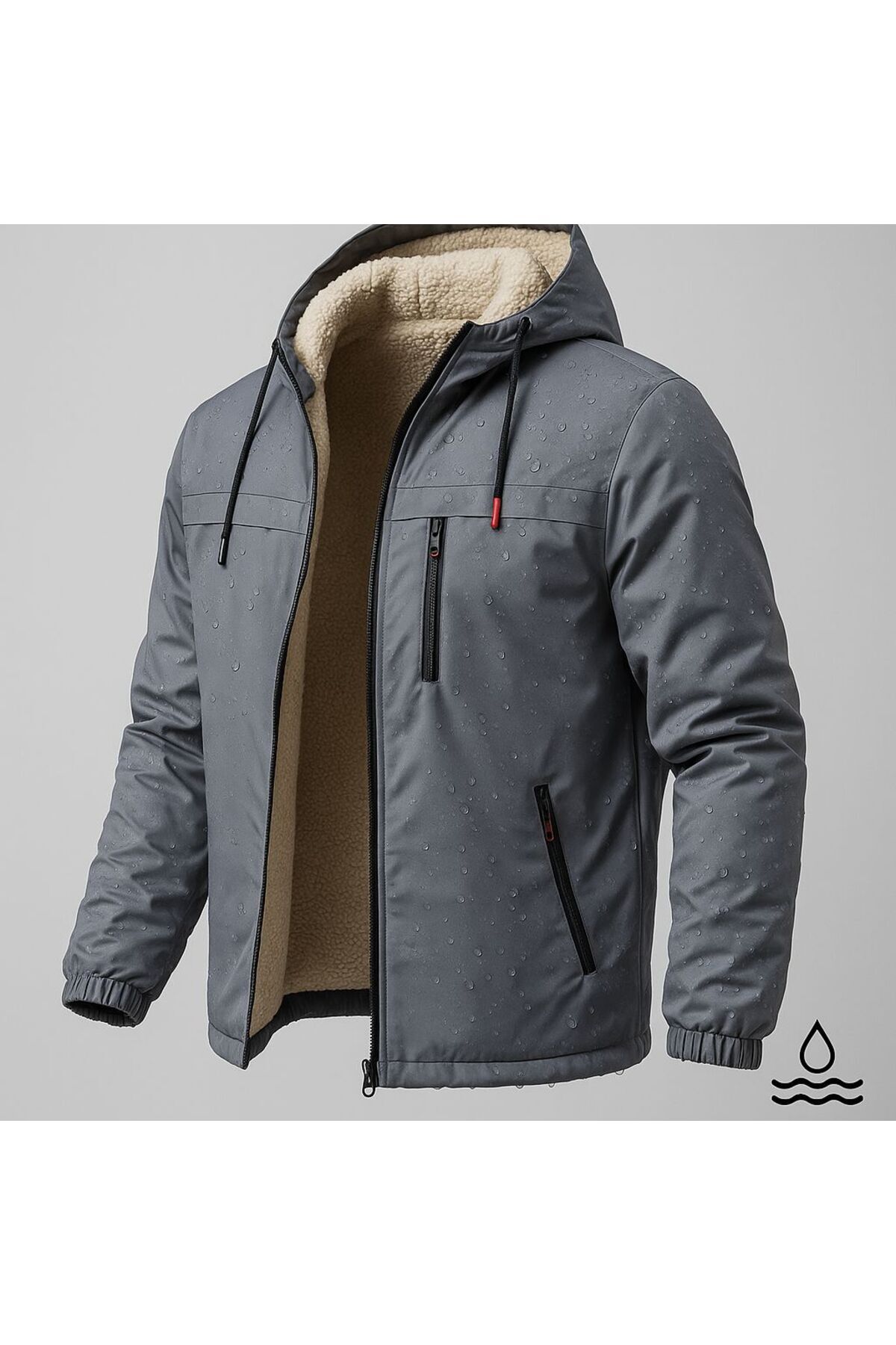 ABİLLİTA Kışlık Su ve Rüzgar Geçirmez Ceket Mont