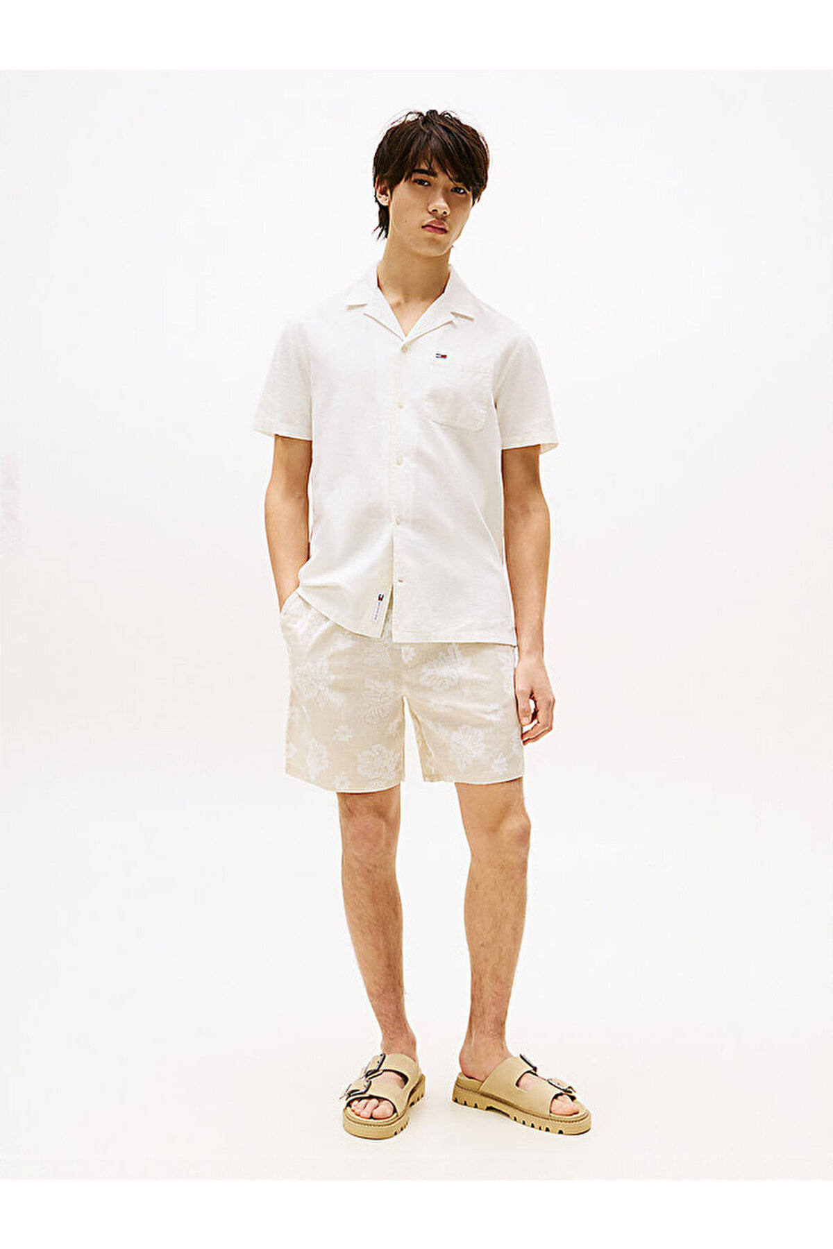 تامی هیلفیگر شلوارک مردانه tjm slub