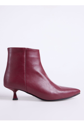 Fabrika Bordo Kadın Topuklu Bot KITTEN-CHARLEY