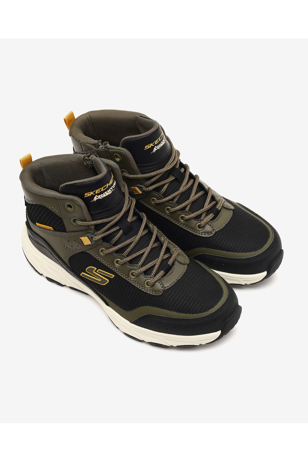 SKECHERS HILLCREST 2.0 Erkek Haki Outdoor Bot 237804 OLBK görsel 5