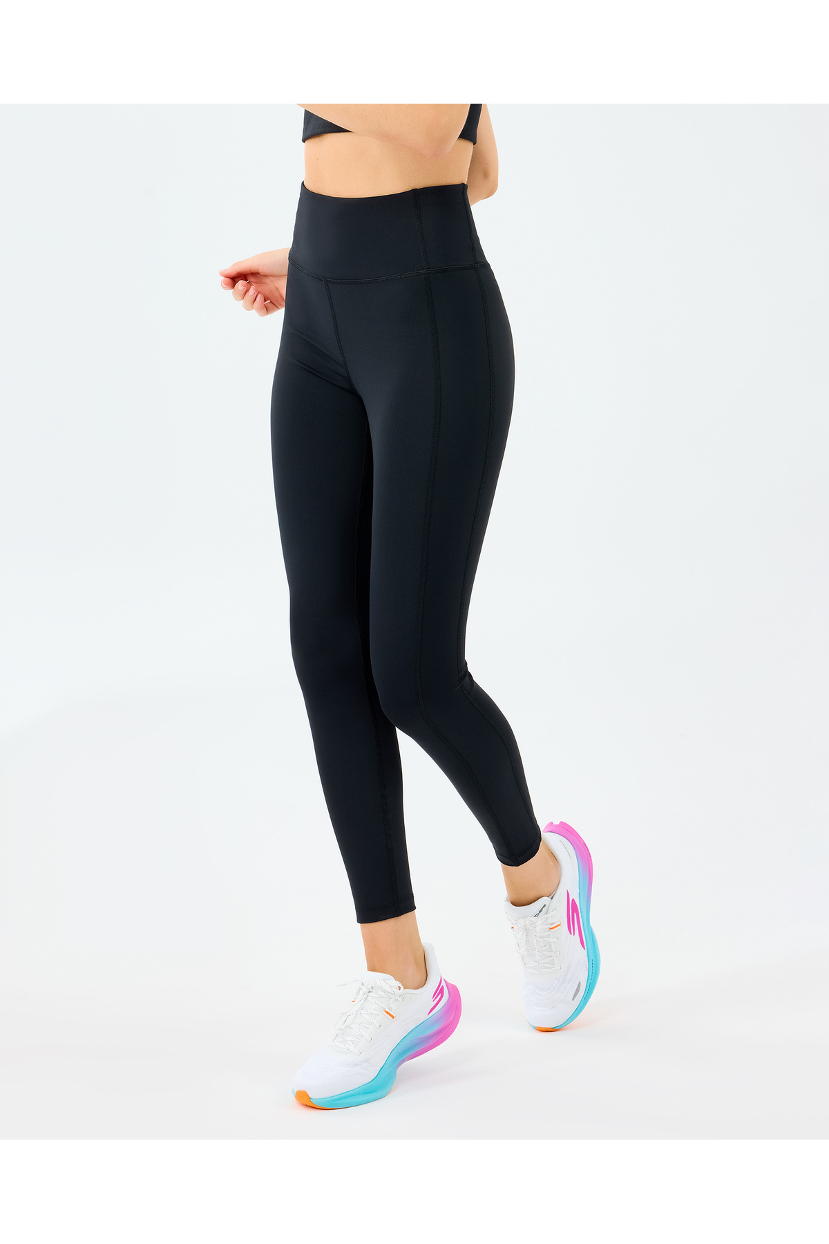 SKECHERS W Bartack Stitch Detail Legging Kadın Siyah Tayt S2520007-3817 görsel 2