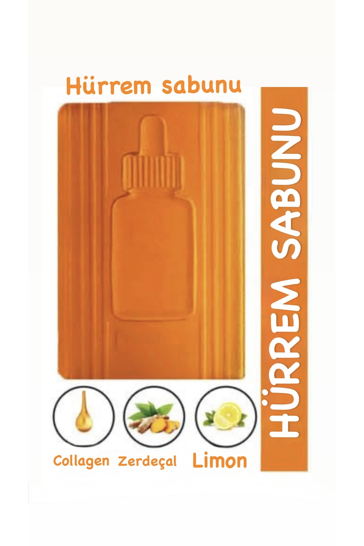 Bitkideresi Hürrem sabunu collagen, zerdeçal ve limon kabuğu