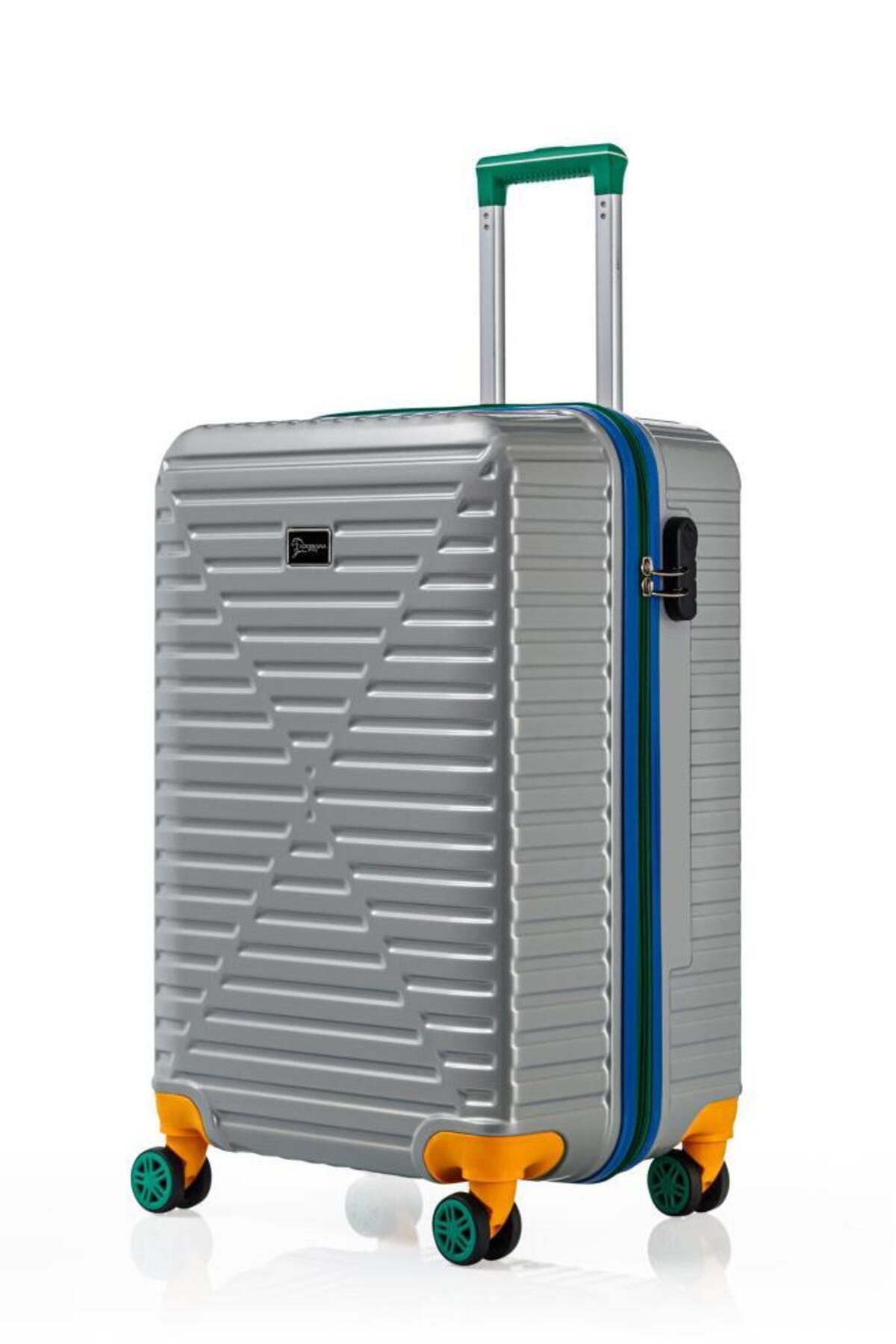 louisiana polo Kabin Boy %100 Polikarbon Valiz 4x2 Teker Gri 1088