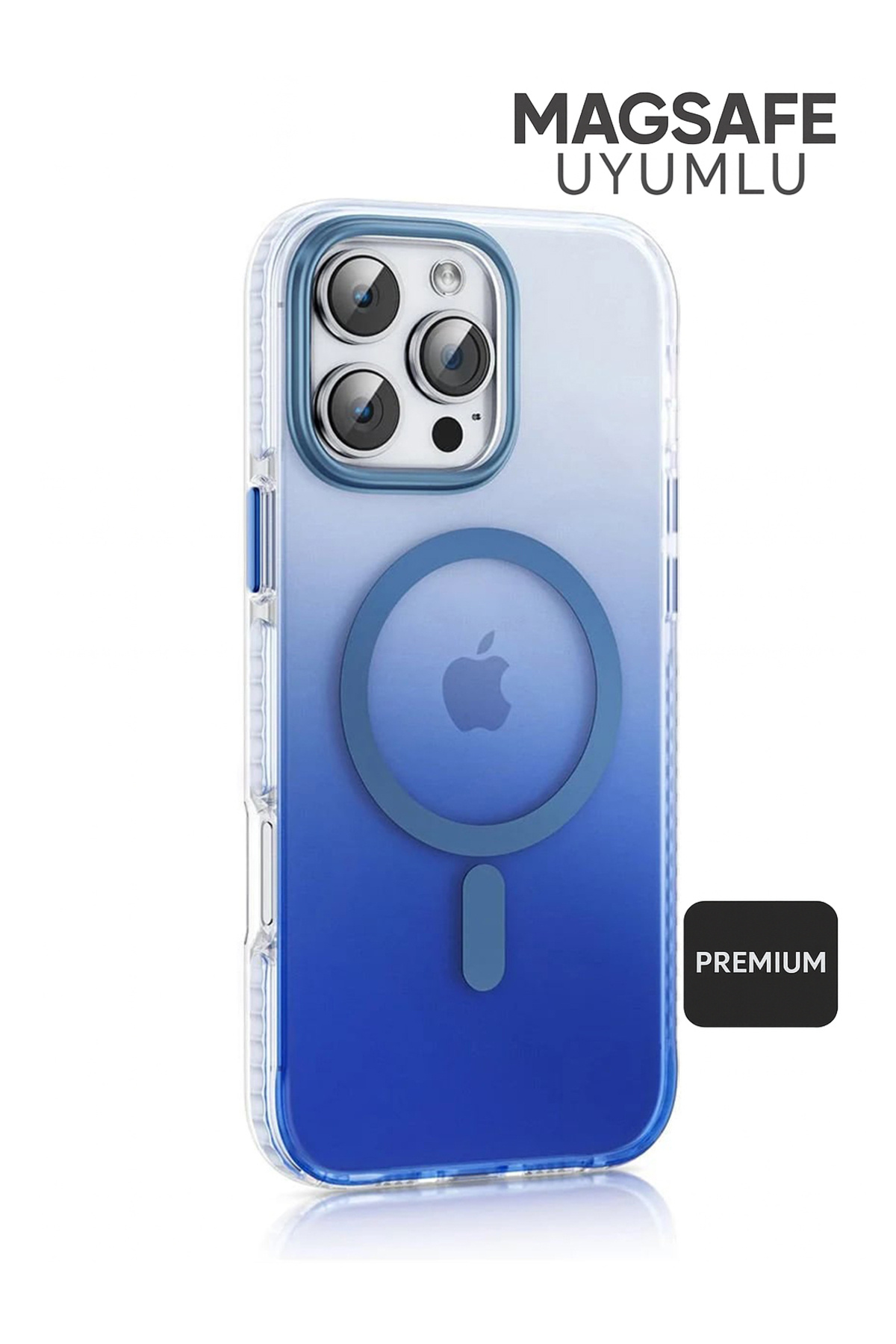 Tech&bello accessories iphone 13 Kılıf Magsafe uyumlu Renk geçişli Darbe emici Degrade Kapak