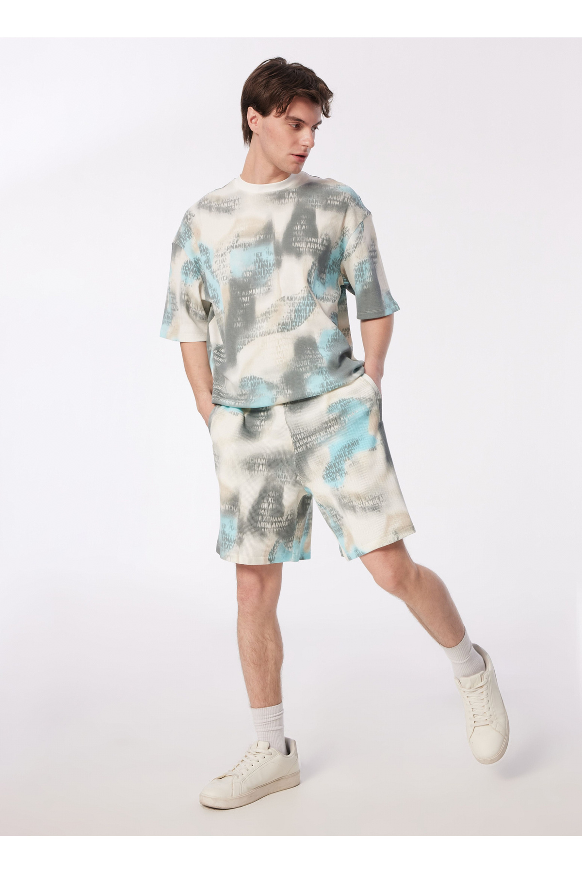 آرمانی اکسچنج شلوارک مردانه سفید