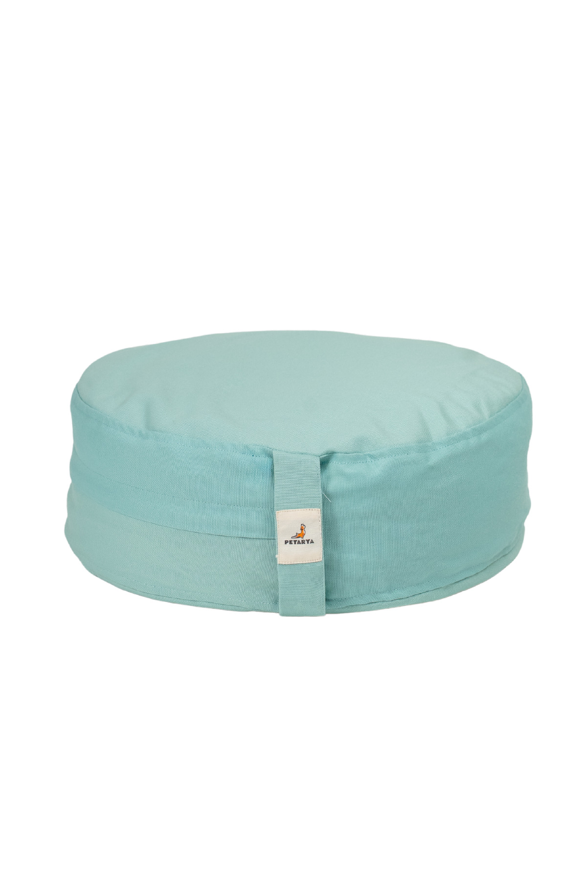 Lake Blue Zafu Buckwheat Shell Filled Meditation Cushion Yoga Pillow 35 x 12 cm