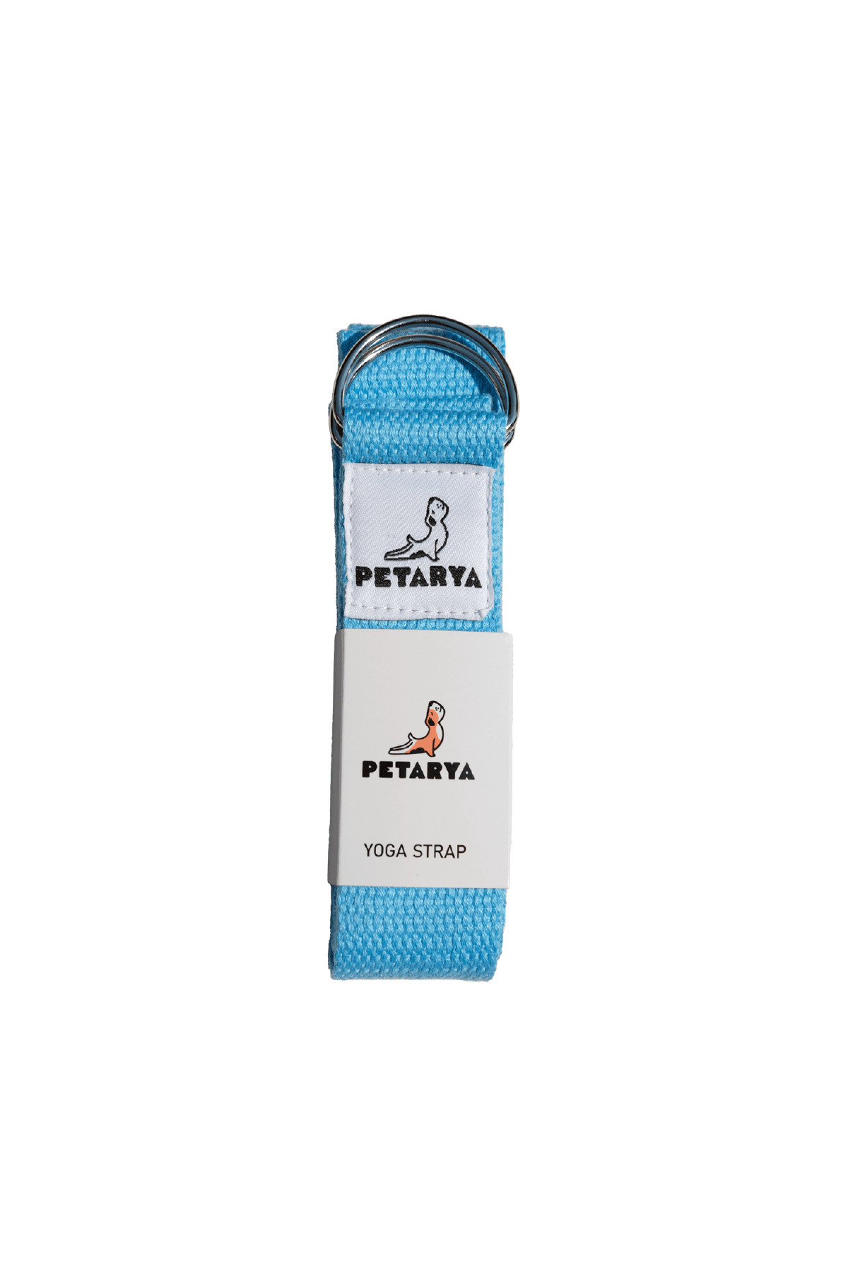 Turquoise Yoga Belt Cotton Stretch Band Pilates Accessory