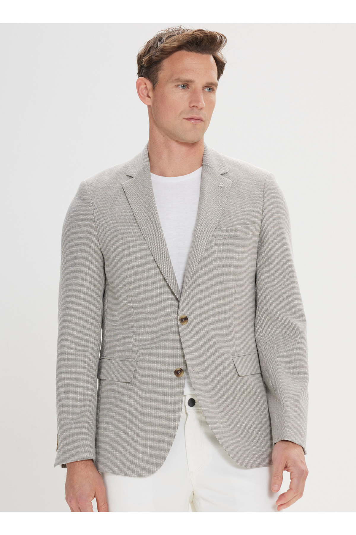 آلتین ییدلیز کلاسیکس شلوار مردانه سبز آبرنگی کمر معمولی، لگ، اسلیم فیت، کد ۴A۱۴۰۰۰۰۱۰۱