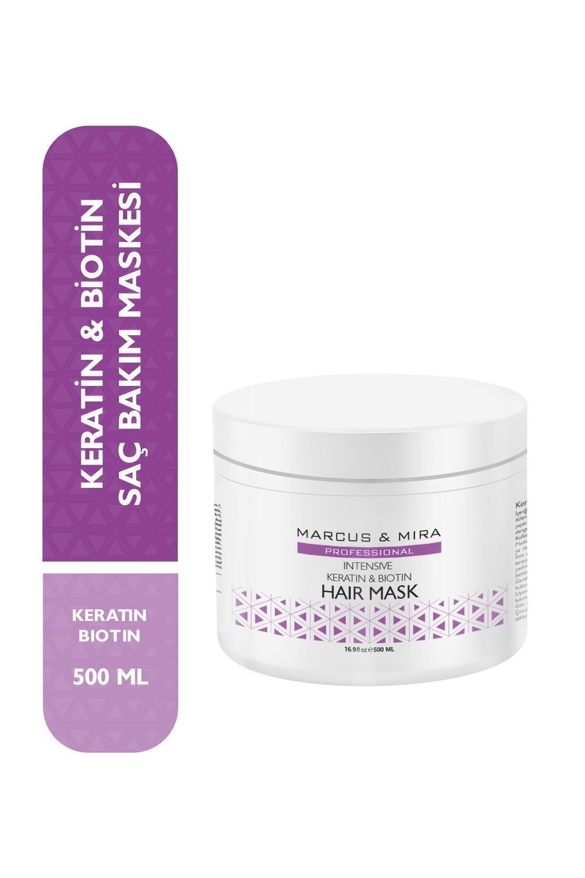 MARCUS MIRA Marcus & Mıra Keratin Mask 500 Ml. Keratin Bakım Maskesi 500ml — KERATİN BAKIM MASKESİ 500 ML.