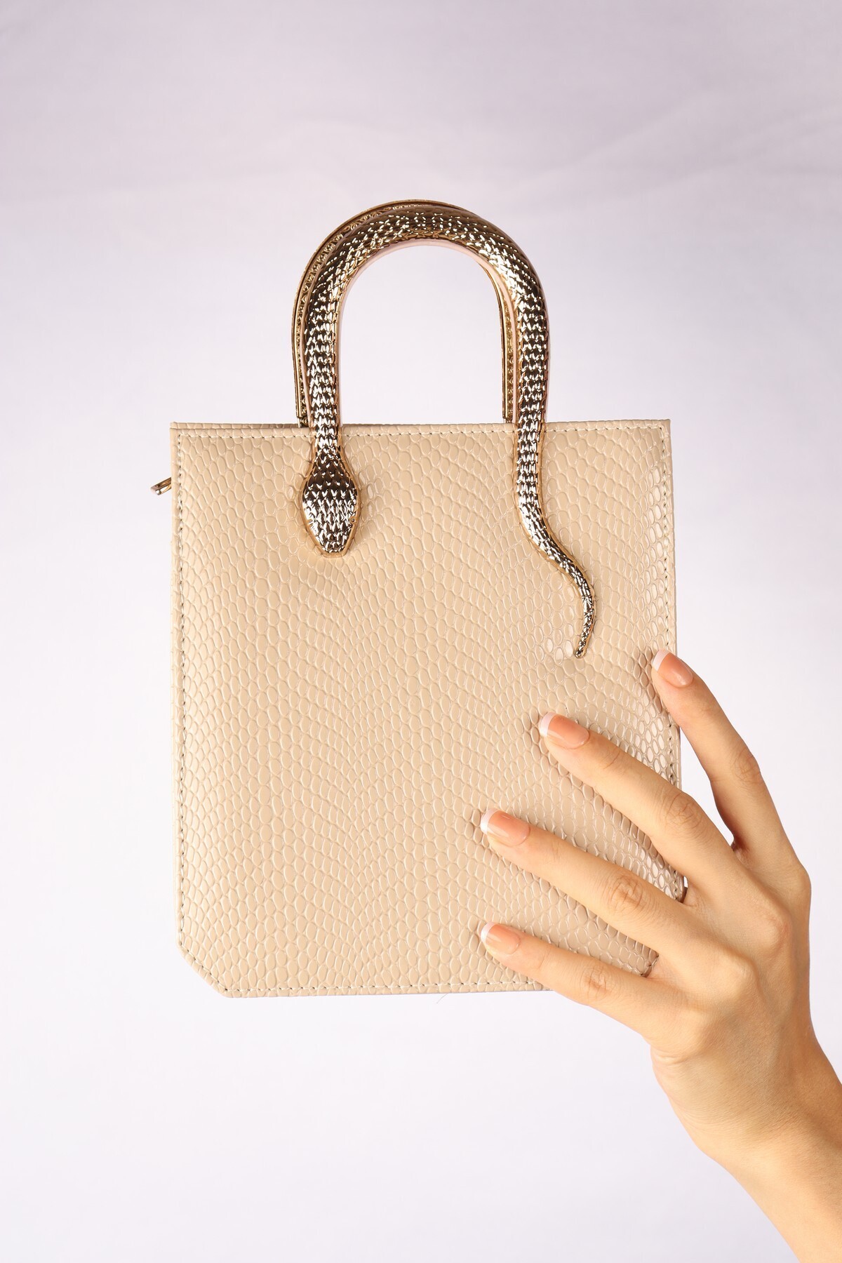 weem bag Elysara EB0143 | PİTON GÖZ ALICI YILAN SAP PORTFÖY ÇANTA görsel 5