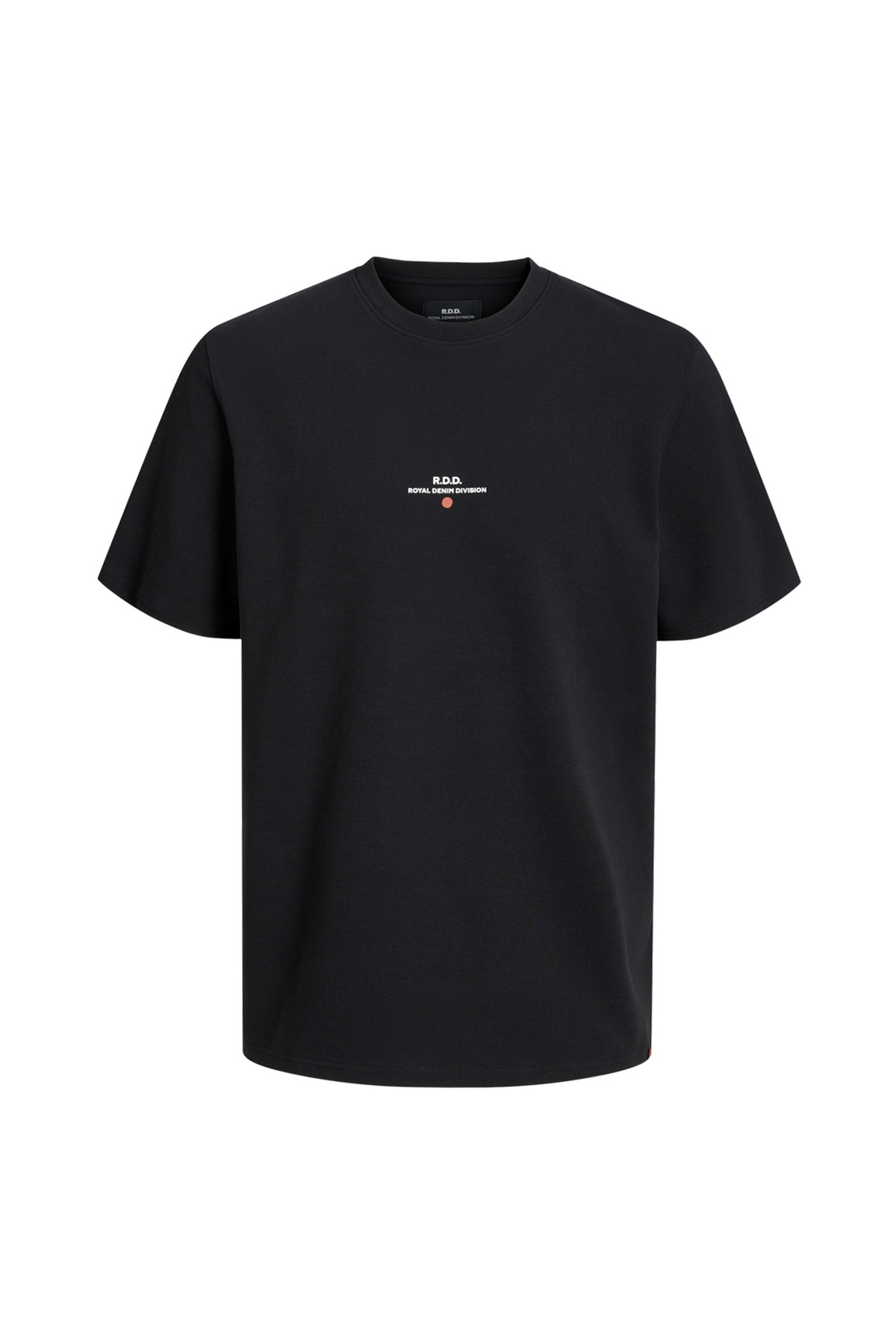 جک اند جونز تی شرت مردانه یقه گرد مشکی RDDLUCA TEE S/S CREW NECK NOOS