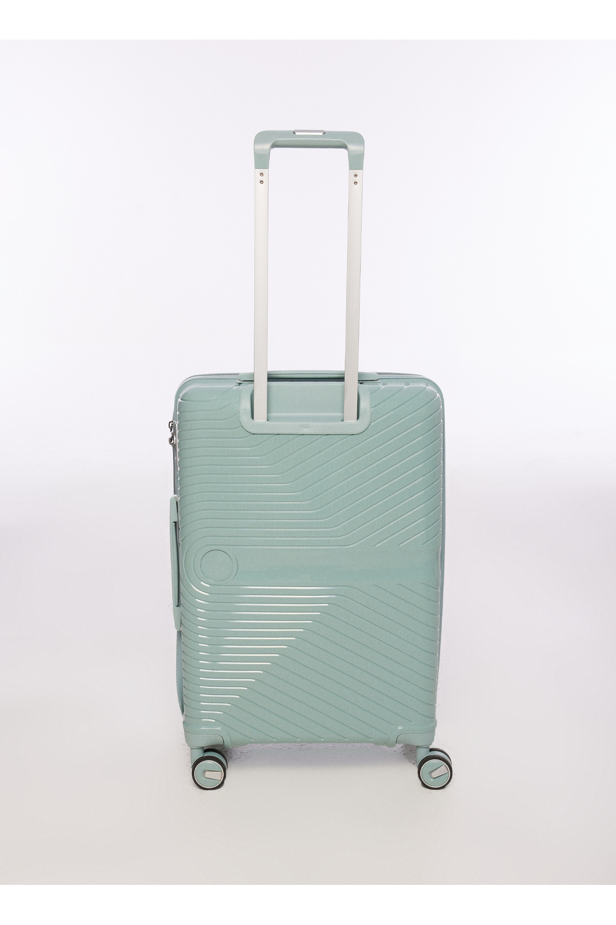 Fabrika Mavi Unisex 42x65x26 cm Orta Boy Çekçekli Sert Valiz FAB