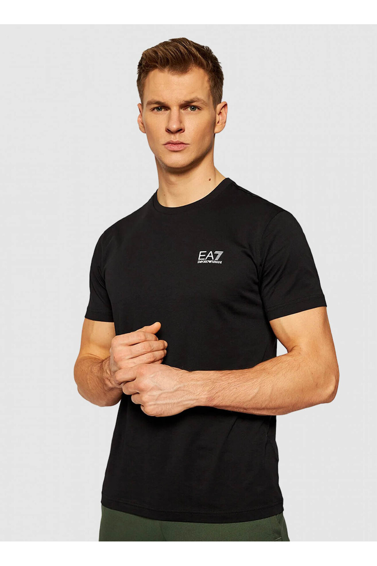  تی‌شرت مردانه یقه گرد مشکی 8NPT51PJM9Z