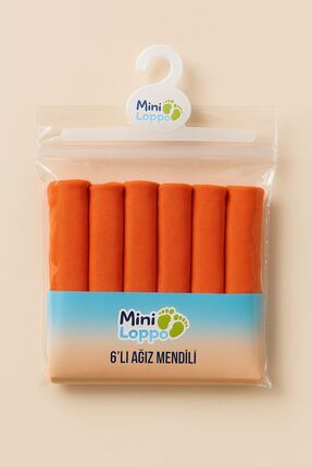 MİNİLOPPOO AĞIZ MENDİLİ BEBEK MENDİLİ 6 LI