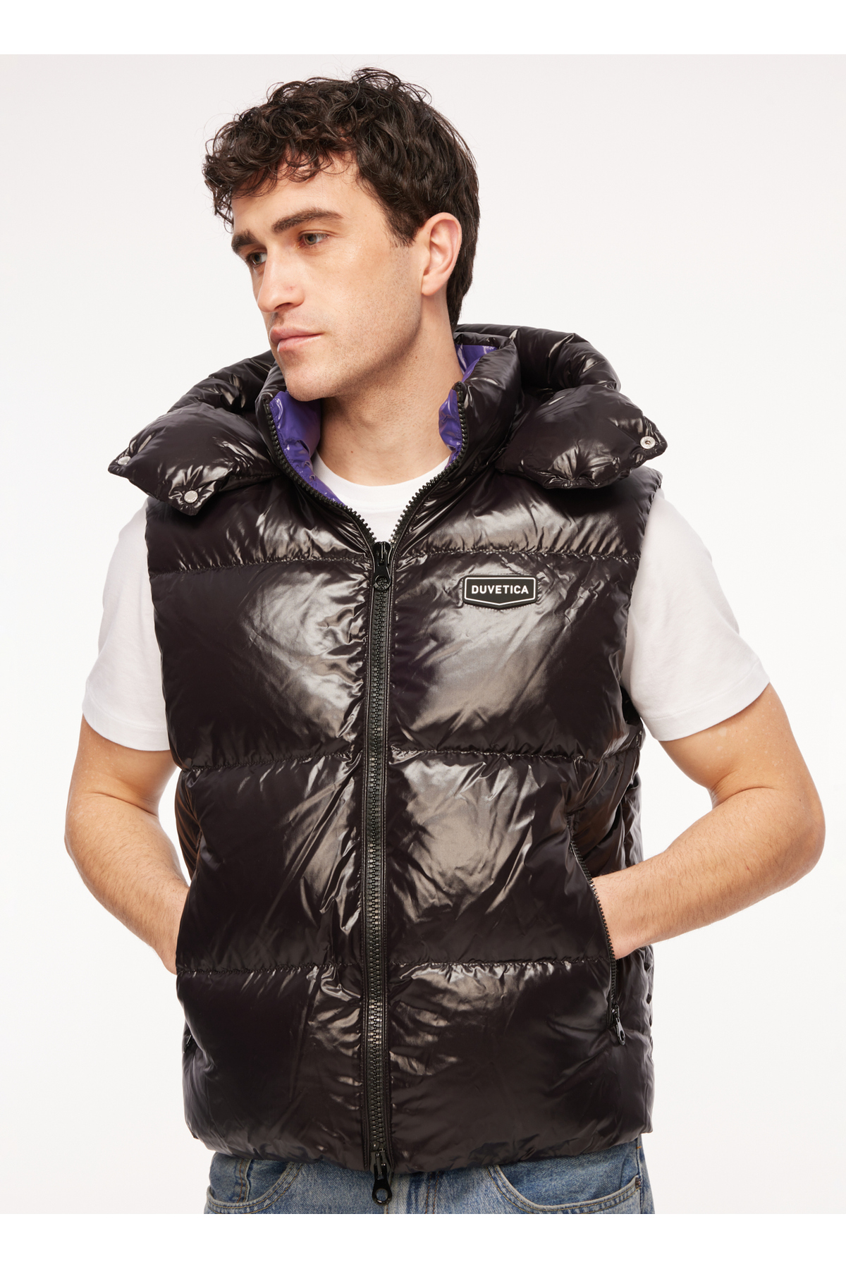 جلیقه مردانه مشکی VUDV30635K0001_SALINO