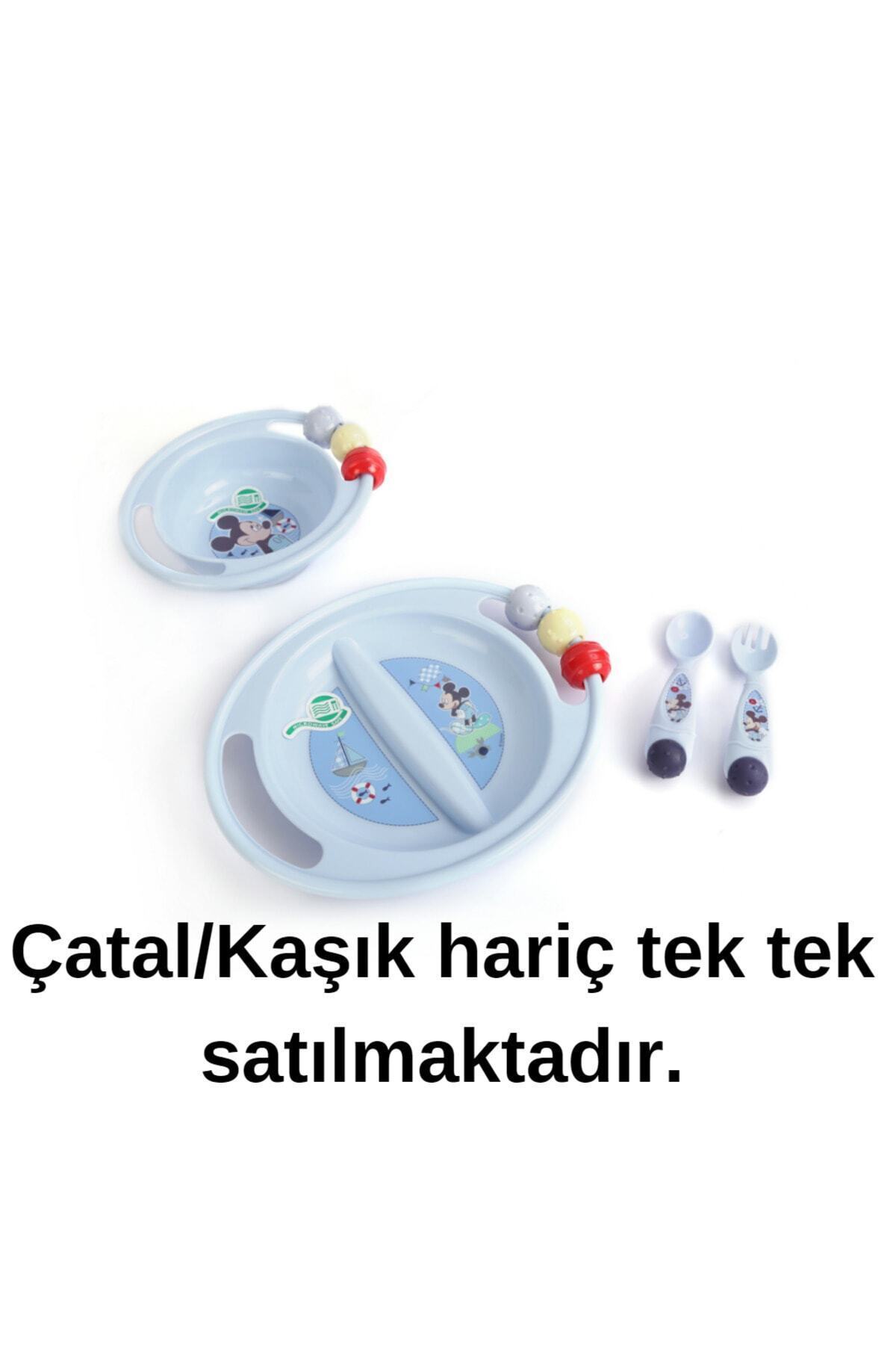 kbobaby Disney Bebek Mickey Abc Çatal Kaşık Seti fotoğrafı 6 (önizleme)