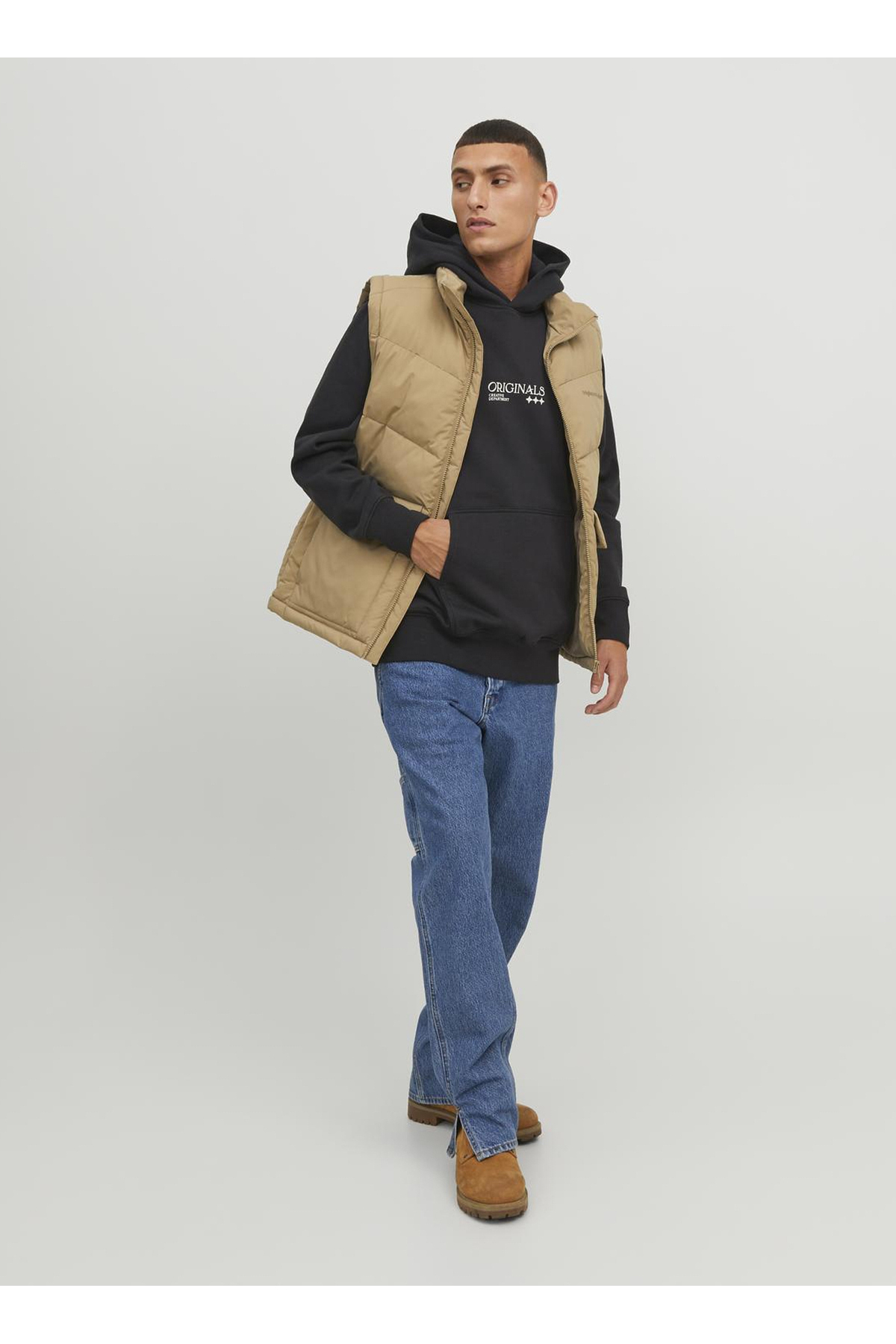 سویشرت مردانه راسته آستین افتاده | جک اند جونز Jack & Jones TYCZAS8THN170012039822098 - تصویر 7