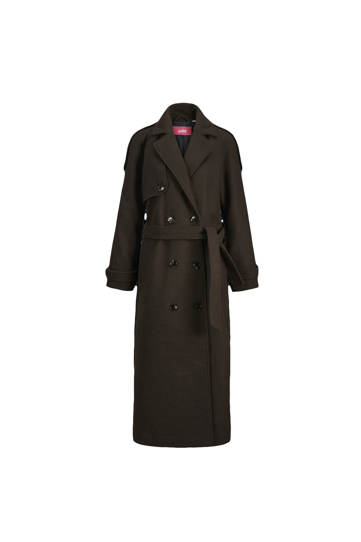 JJXX Kahve Kadın Trençkot JXROSIE WOOL BLEND TRENCHCOAT OTW