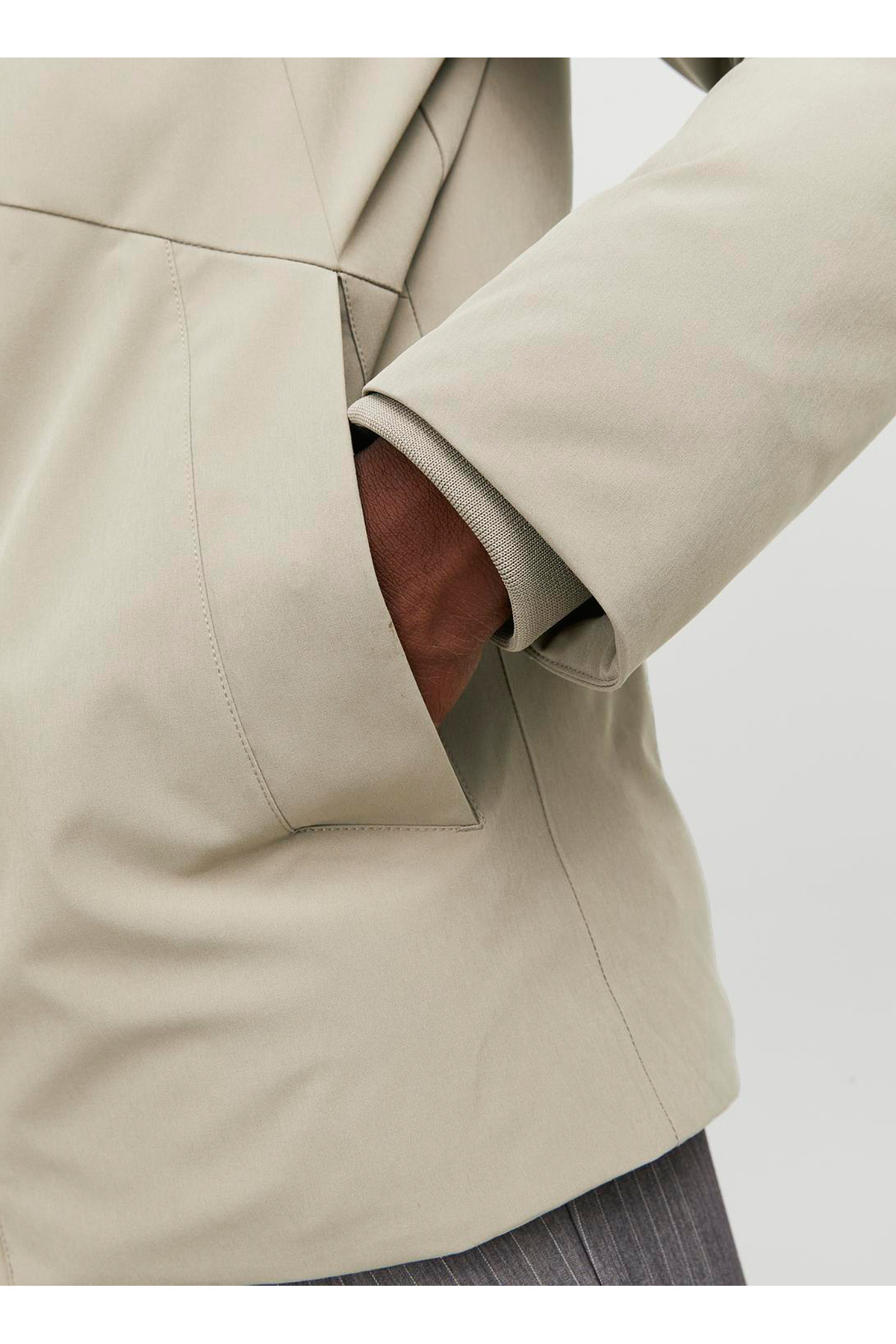 جک اند جونز کت مردانه قهوه ای 12238720_JPRBLAKEEN JACKET SN