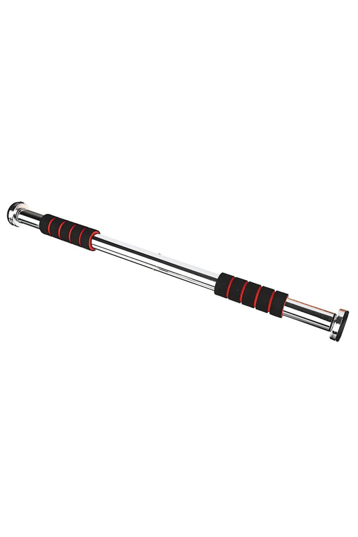 طقم رياضي مكوّن من 3 قطع: 2 حبل قفز مزوّد بعدّاد (أخضر وأزرق) + بار حديد للتمارين مع مقابض إسفنجية