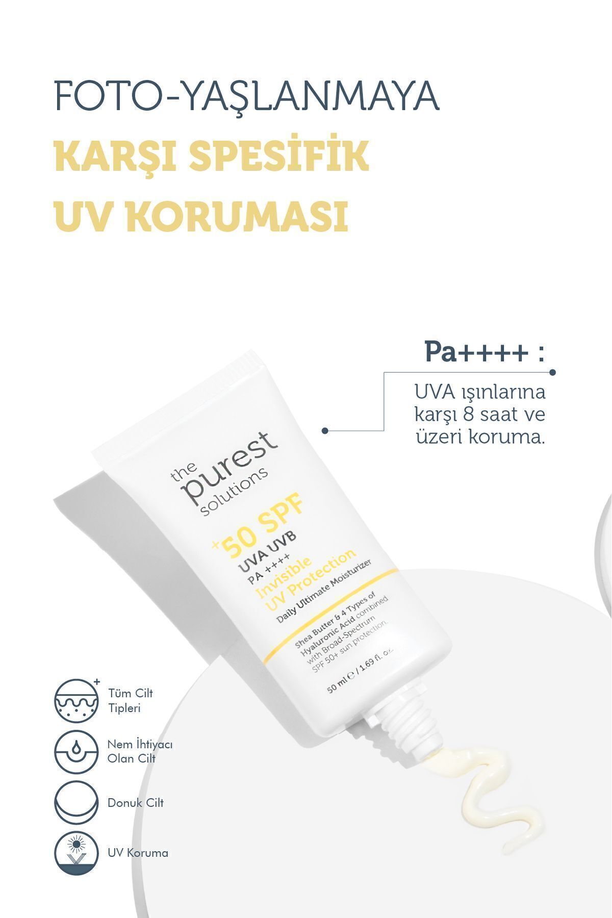 Canlandırıcı Cilt Tonu Eşitleyici Yüz Peeling Serum + Spf+50 Güneş Koruyucu — TPS131 — تصویر 3 از 4