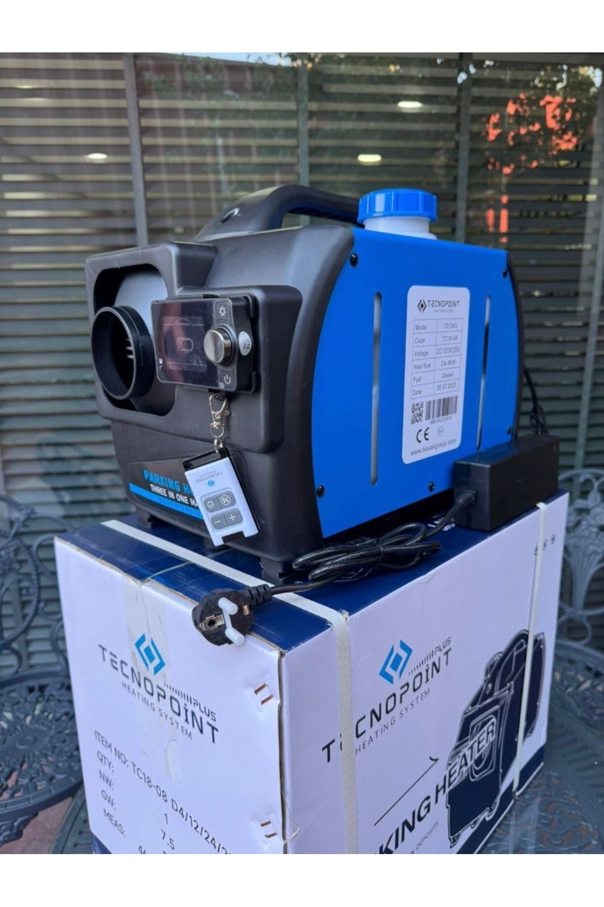 tecnopoint Taşınabilir Portatif Dizel Isıtıcı Çanta Tipi(seyyar Webasto Tipi ) 12v 220v