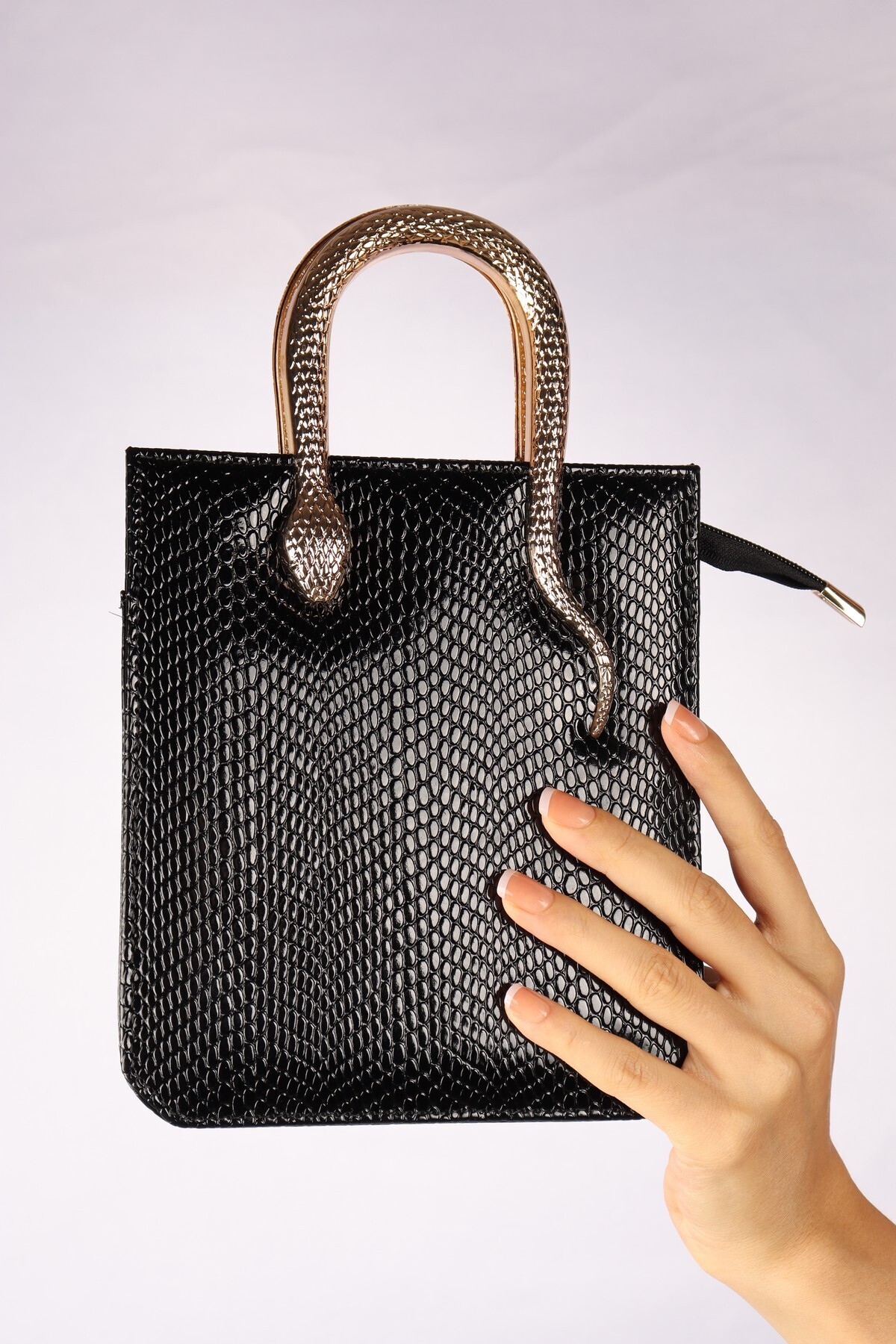 weem bag Elysara EB0143 | PİTON GÖZ ALICI YILAN SAP PORTFÖY ÇANTA görsel 2