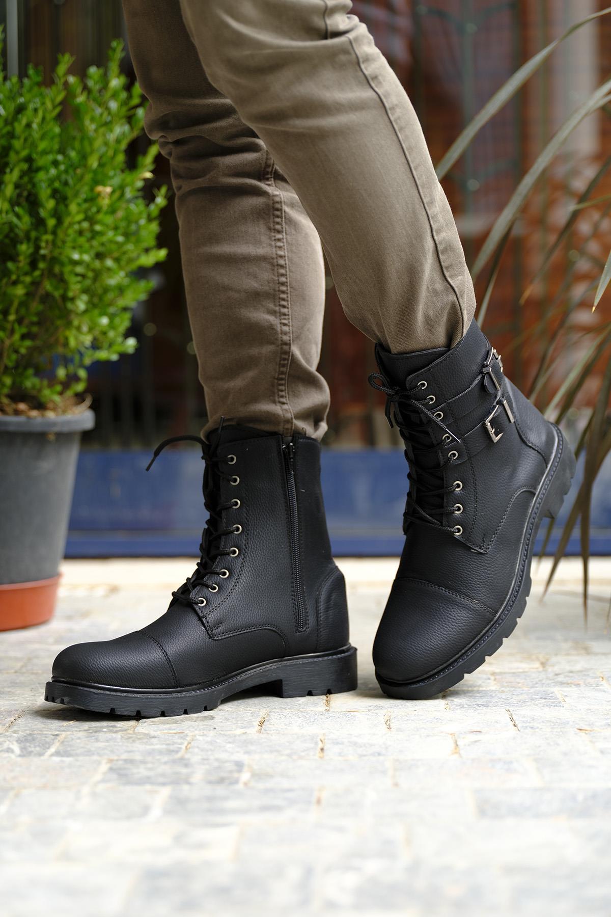 Oksit  Falcn Benny Çift Tokalı Kemerli Postal Bot - Görsel 2