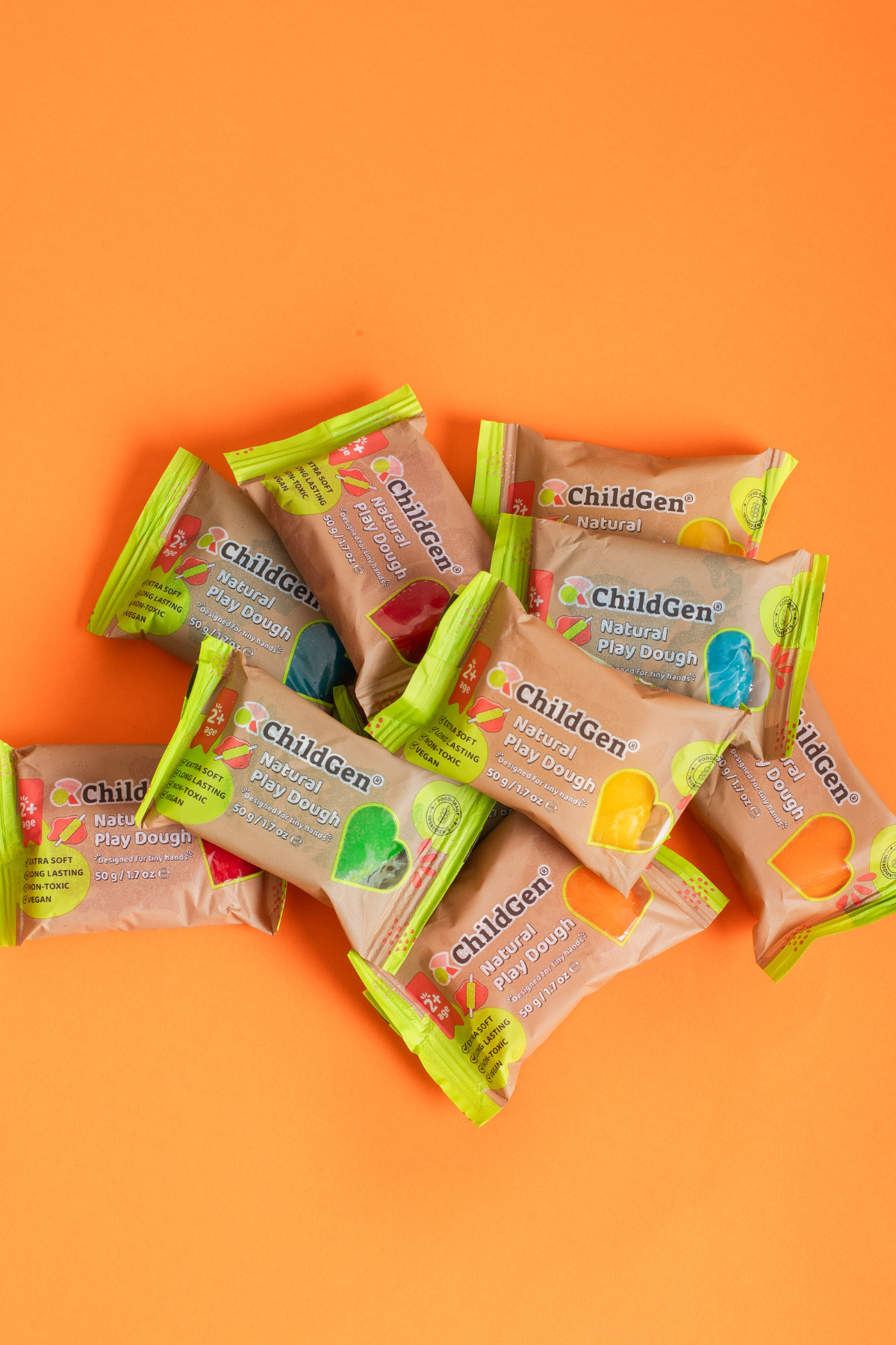 ChildGen Doğal Oyun Hamuru -10'lu Minipack - (10x50gr) fotoğrafı 2 (önizleme)