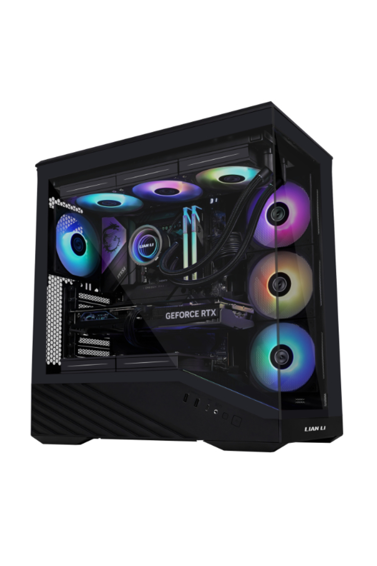 V100R Black Case Mid Tower E-ATX Case (G99.V100RX.00)