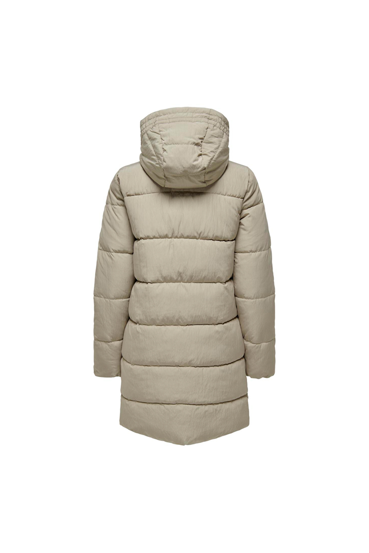 ONLY Açık Kahve Kadın Kaban ONLDOLLY LONG PUFFER COAT OTW NOOS görsel 7