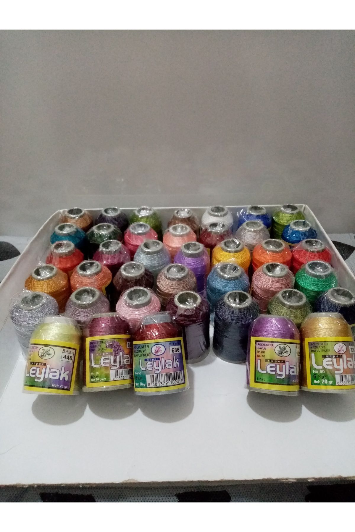 Leylak Dantel İpliği Oya İpliği 40 Adet. 20 gr.