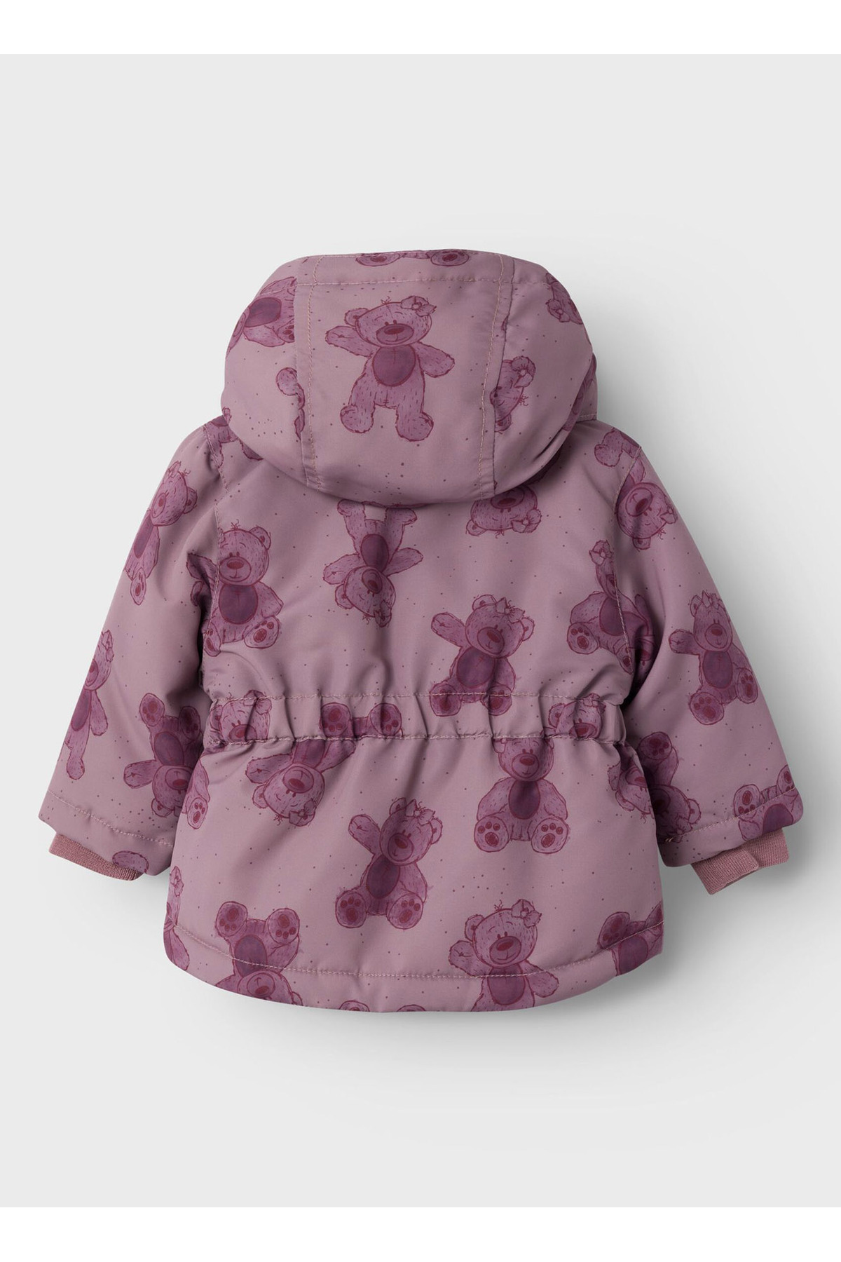 name it Gül Kurusu Bebek Mont NBFMAXI JACKET TEDDY fotoğrafı 2 (önizleme)