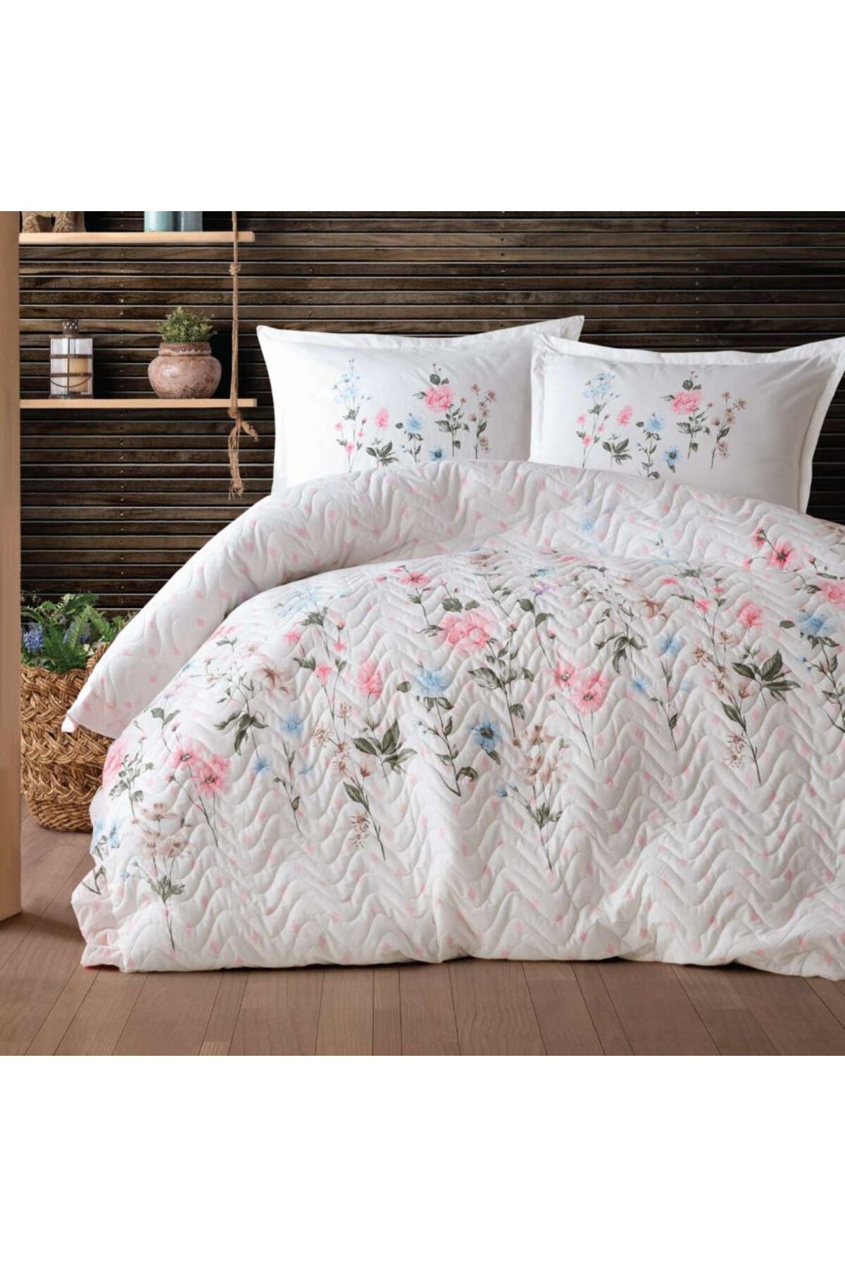 ŞENER HOME Clasy Dört Mevsim Komple Set Çift Kişilik - Palitra