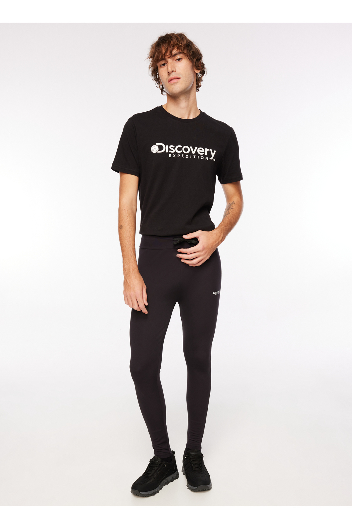 دیسکاوری اکسپدیشن جوراب شلواری مردانه مشکی BIKE