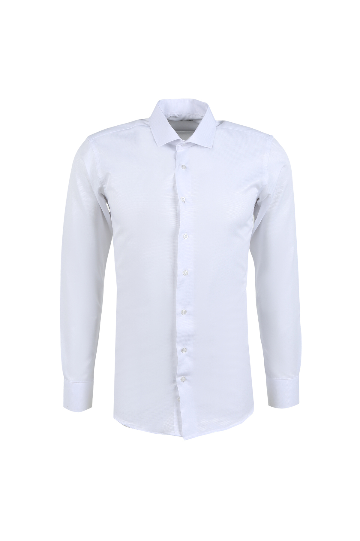 پیراهن مردانه Cavalry Slim Fit یقه کلاسیک طرح‌دار سفید GM2024700351