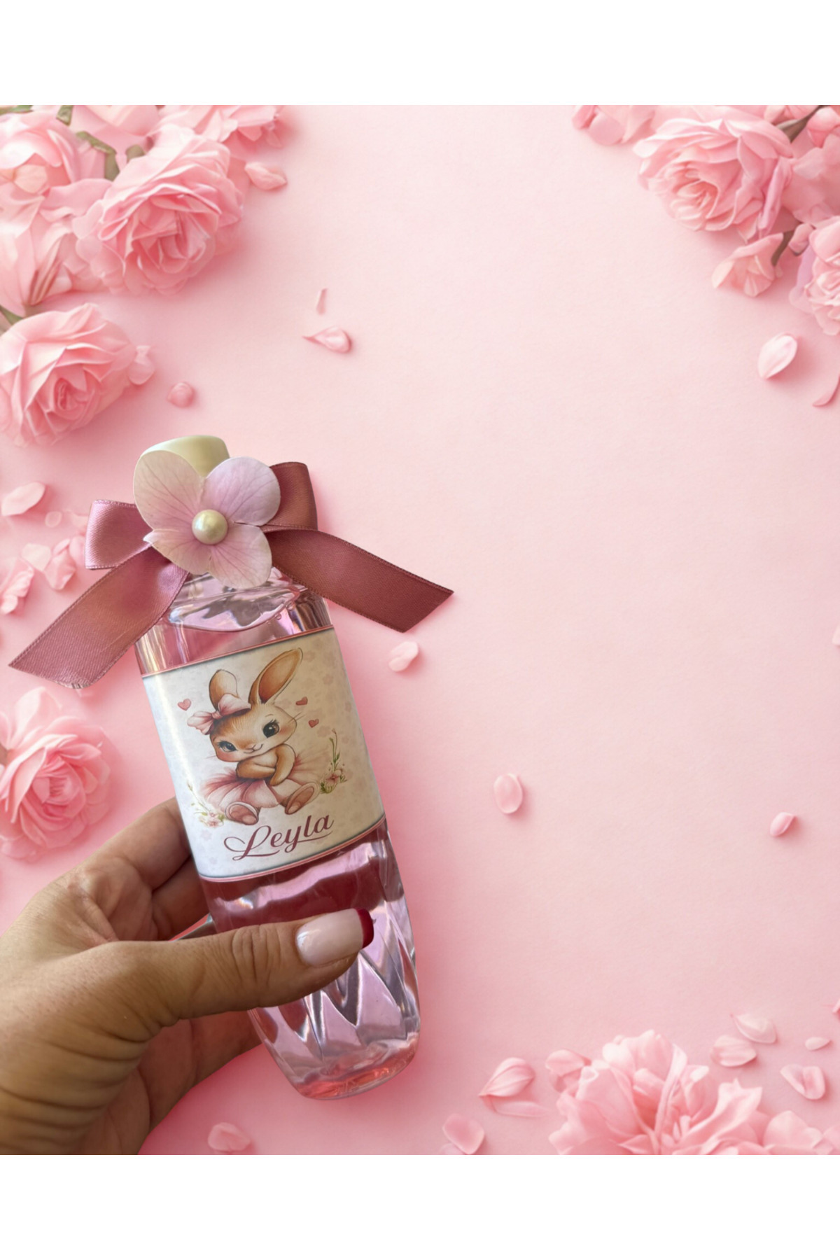 altıniz gıda 72'li Tavşan Modelli Çikolata Kolonya Bebek Doğum Doğum Günü Hediye Çikolata + Kolonya fotoğrafı 3 (önizleme)