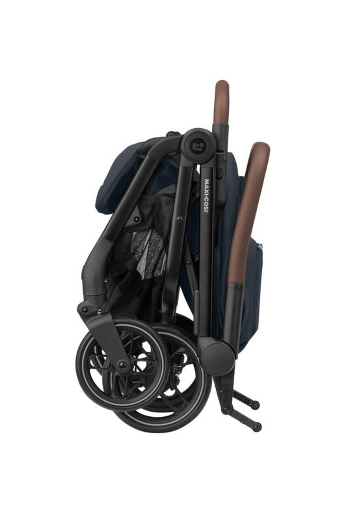 Maxi-Cosi Maxi-cosi Soho Kompakt Seyahat Sistem Olabilen Otomatik Katlanan Bebek Arabası Essential Graphite fotoğrafı 7 (önizleme)