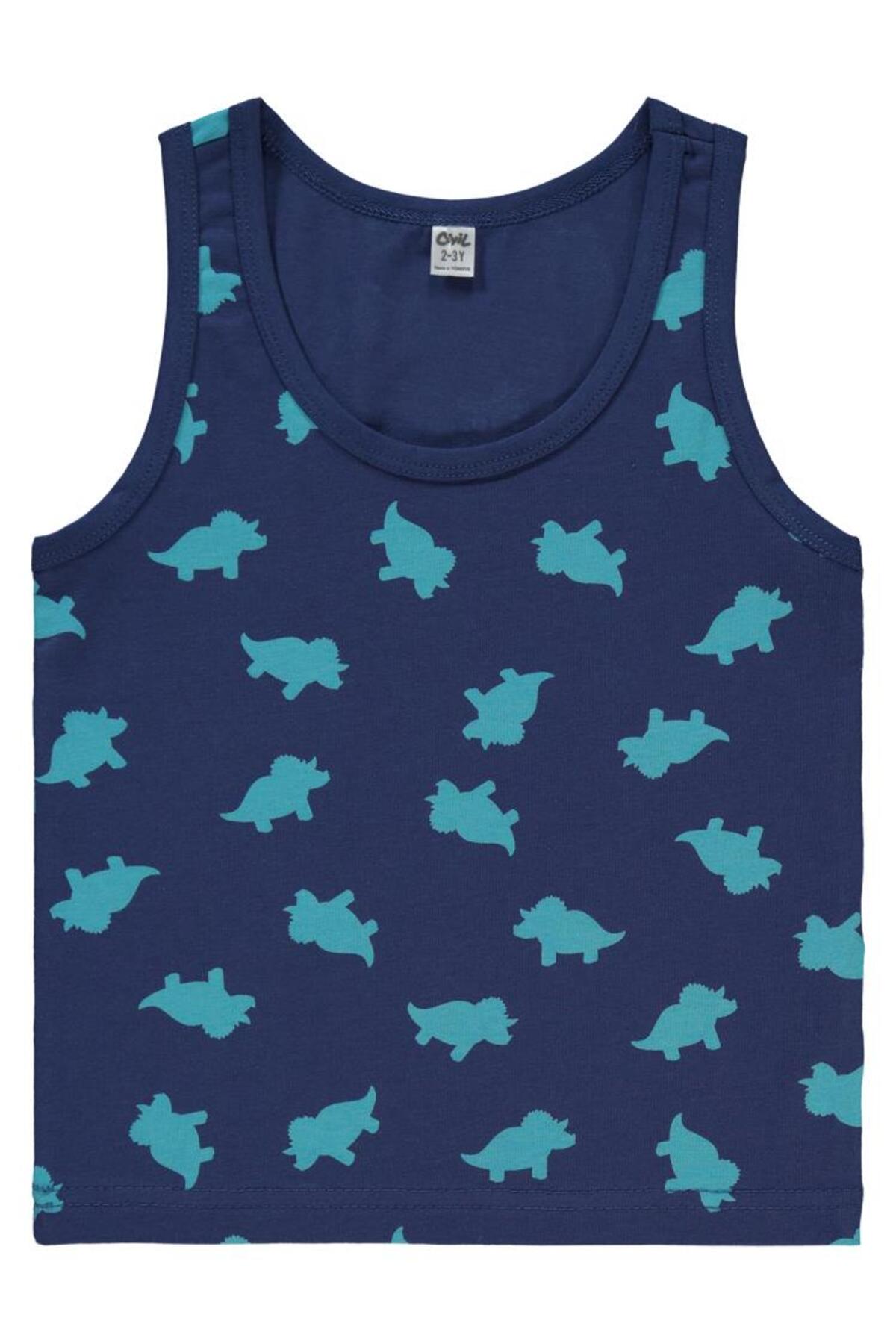 Civil Boys Dinazor 2-10 Yaş İç Çamaşır Takım - Mavi fotoğrafı 2 (önizleme)