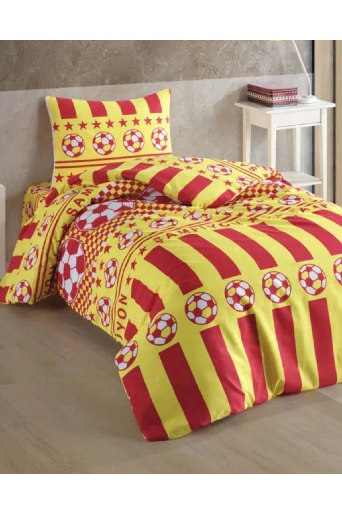 EVRİZON Tek Kişilik Taraftar Çocuk Nevresim Takımı