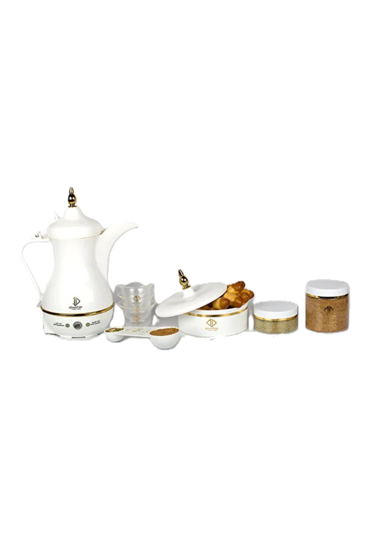 🍵 دلة قهوة عربية للمسافر، 0.4 لتر، مقاوم للحرارة، مع خاصية التسخين التلقائي، JLR-170E3