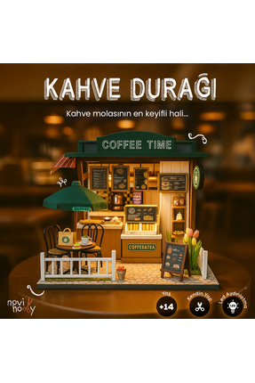 NoviHobby Minyatür Maket Ev Kiti | Maket Ev | DIY Kendin Yap | Led Işıklandır...