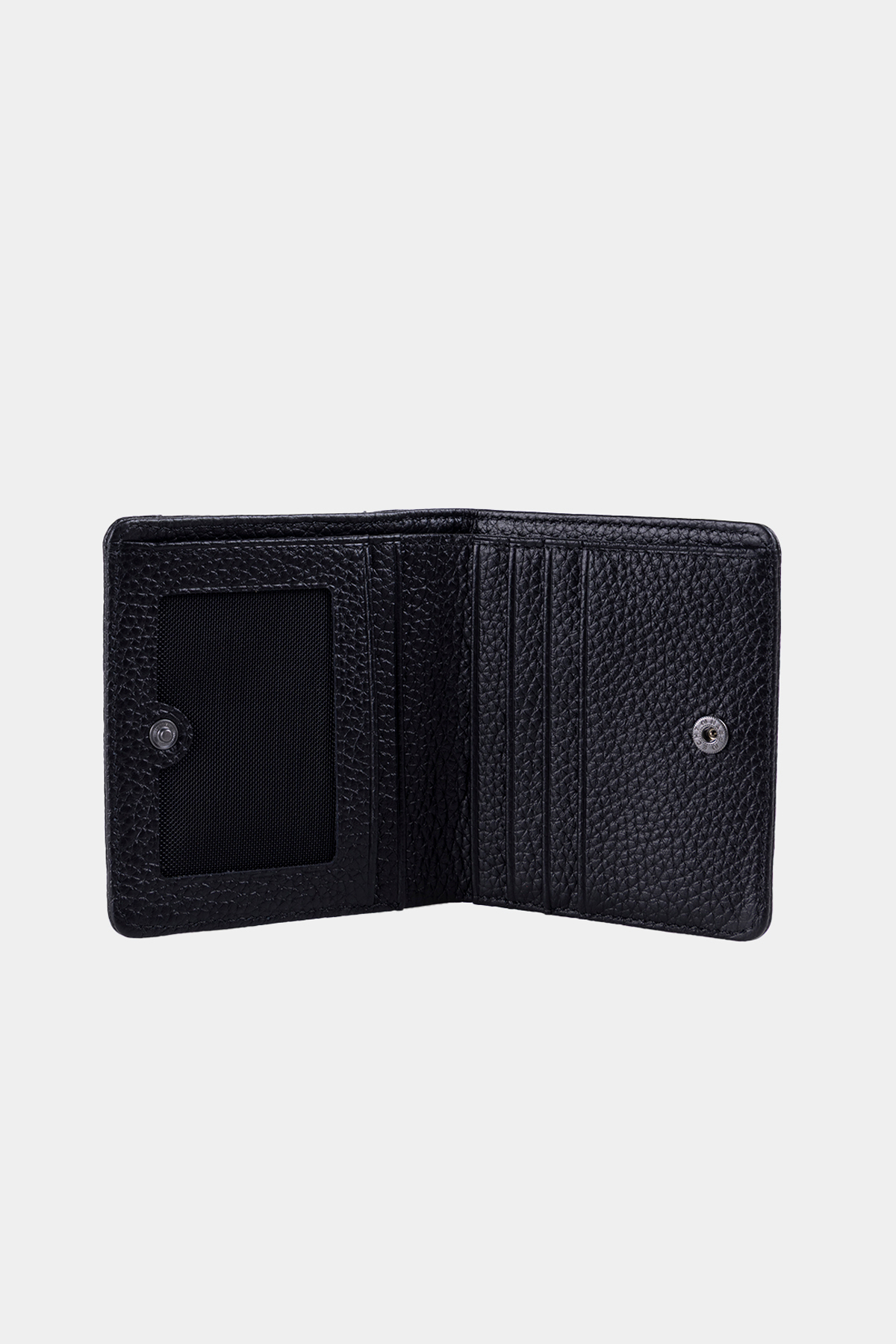 Grande 2833 Hakiki Deri Elegance Mini Kadın Cüzdanı Siyah görsel 6