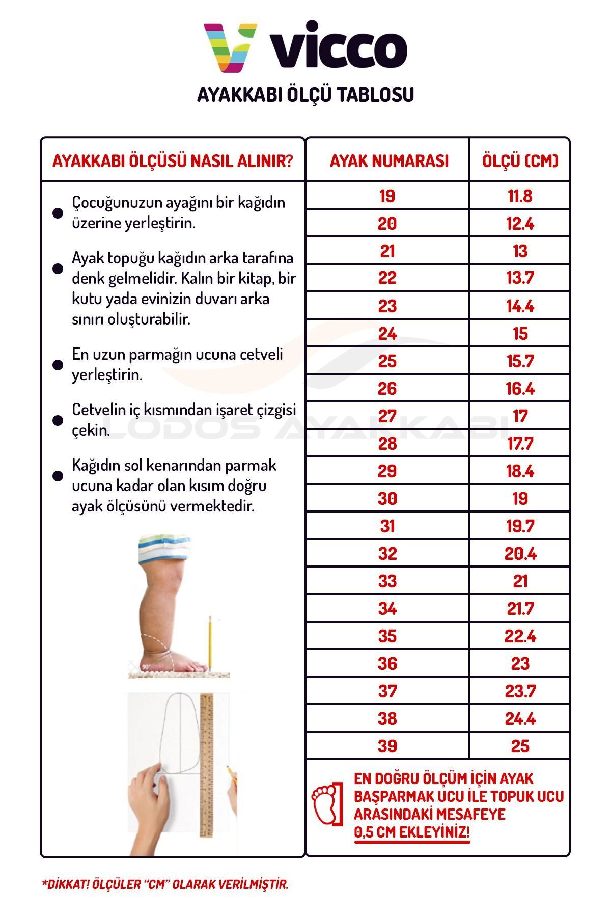 Vicco Charm Model Kız Bebek ve Çocuk Hafif Pudra Spor Ayakkab fotoğrafı 5 (önizleme)