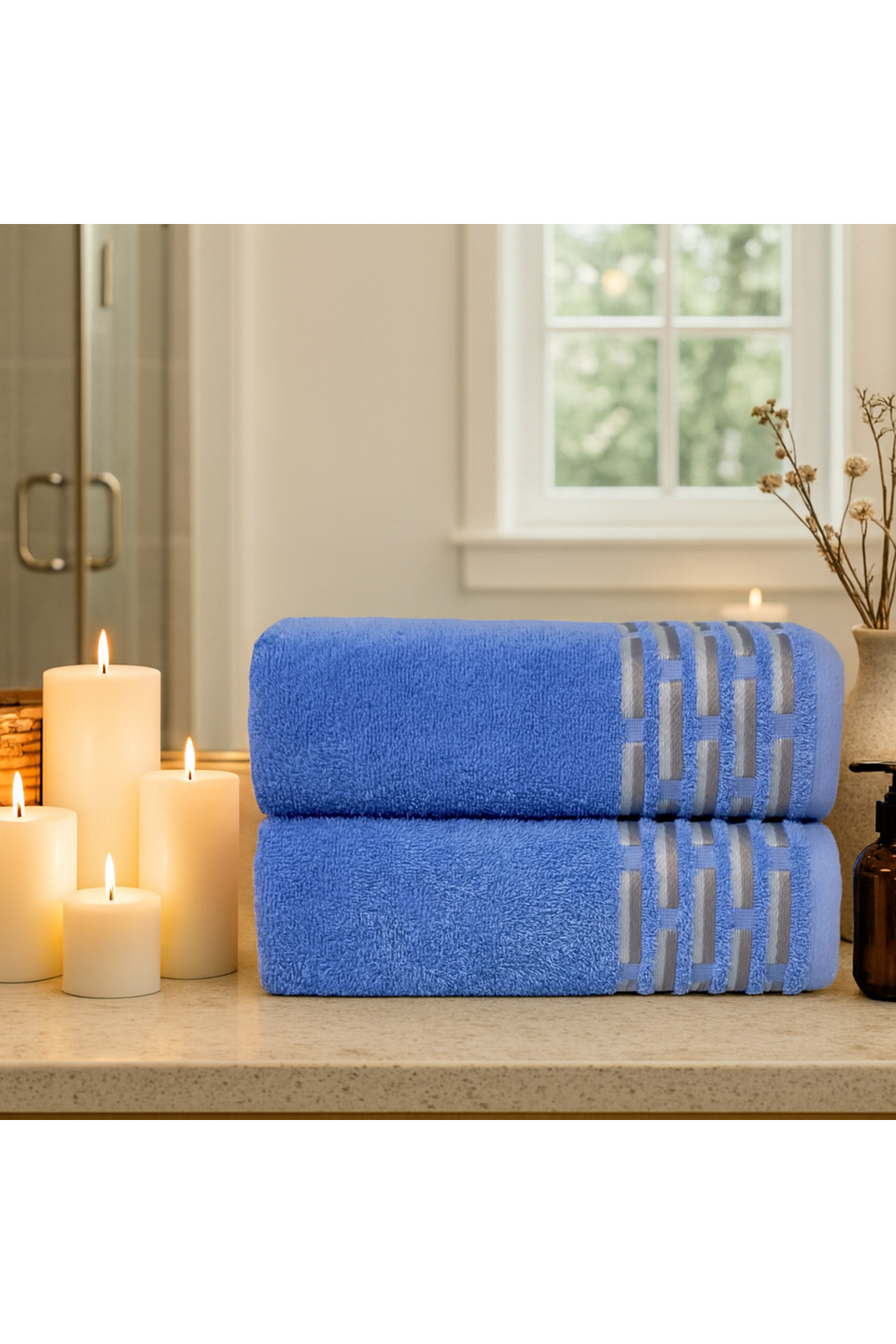 2-Piece Hand , Face and Head Towel 50x100