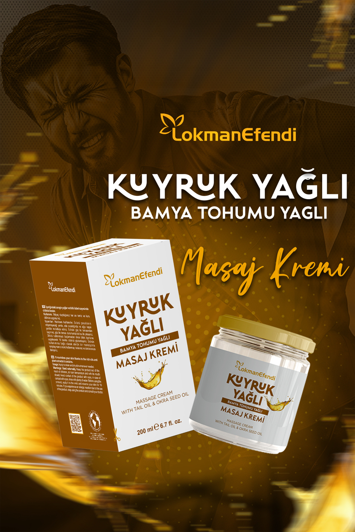Lokman Efendi Kuyruk Yağlı Masaj Kremi 200 ml — 8684209861888